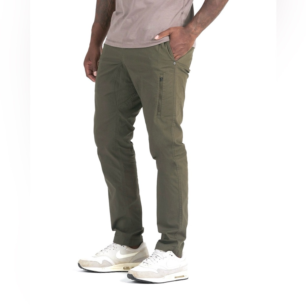 Vuori Mens Ripstop Pant SZ L Outdoor Gorpcore Oregano Army Green Hiking Climbing - Picture 14 of 16